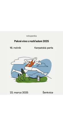 Vstupenka - Pekné víno s rozhľadom 2025